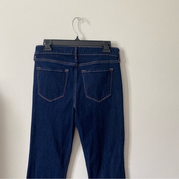 💥4/$20 Old Navy Mid Rise Dark Wash Wow Boot Cut Jeans size 10 Regular - Picture 4 of 7